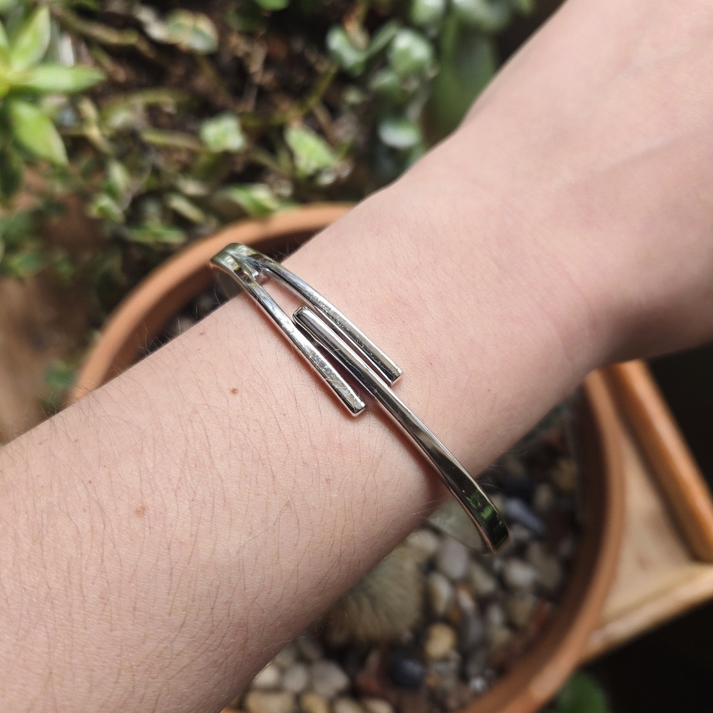 Vintage Silver Bangle Bracelet